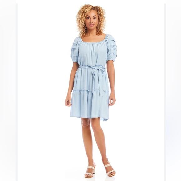 Karen Kane Blue Mini Dress - Picture 1 of 10